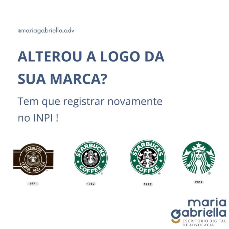 ALTEROU A LOGO DA SUA MARCA TEM QUE REGISTRAR NOVAMENTE NO INPI !